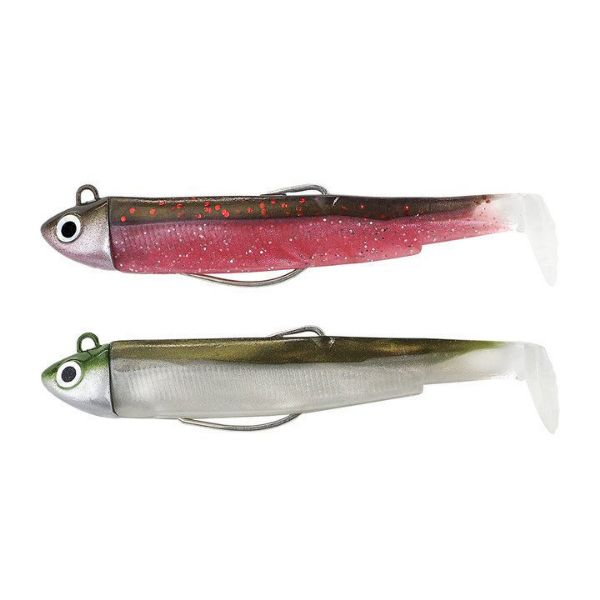 Fiiish Black Minnow 70 Rose / Kaki 4.5g Search Double Combo - Angling  Centre West Bay
