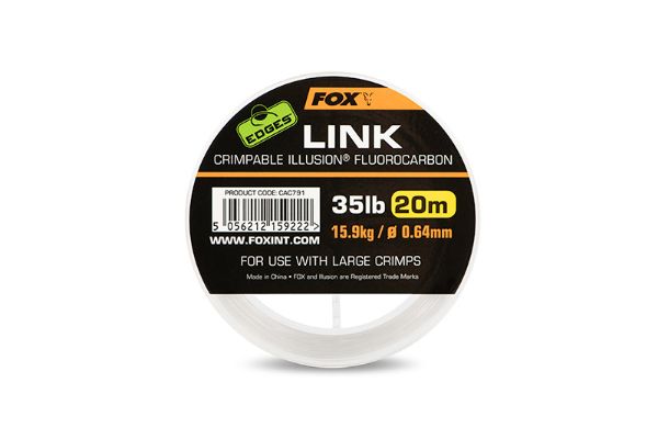 Fox Edge Link Illusion Fluorocarbon - 25lb 20m