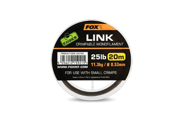 Fox Edges Link Trans Khaki - 25lb 20m