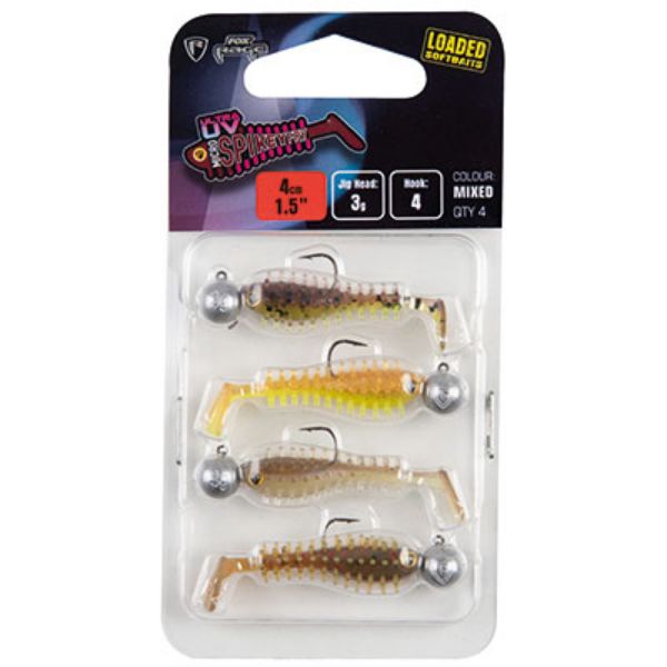 Fox Rage Ultra UV Micro Spikey Loaded Lure Pack - 3g - Angling Centre West  Bay