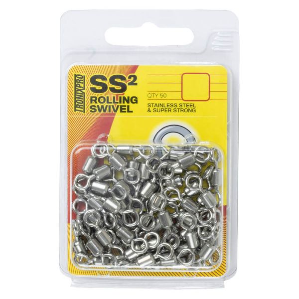 Tronix Pro Rolling Swivels - Size 8 55lb 100pcs