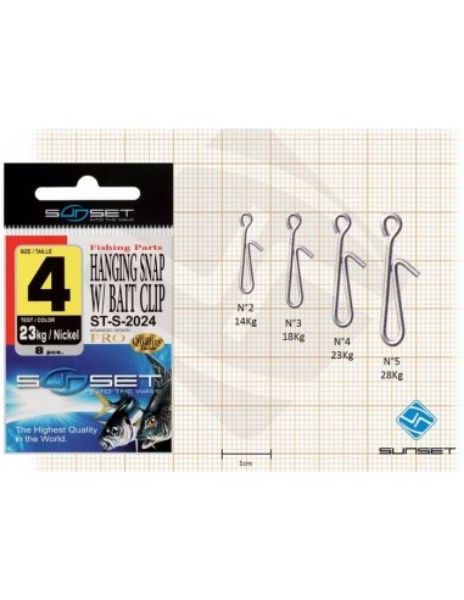 Sunset Hanging With Bait Clip ST-S-2024 - Size 2 14kg