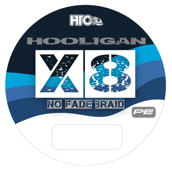 HTO Hooligan X8 Braid Red - 12lb