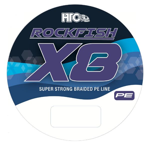 HTO Rockfish X8 Braid 100m Yellow - 9lb