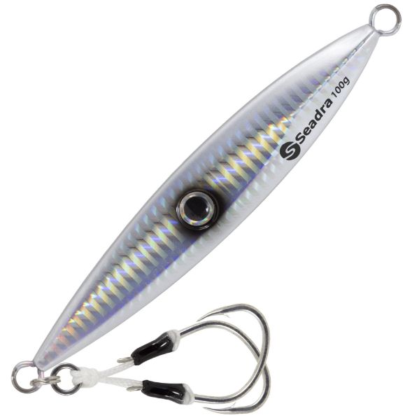 Seadra Slow Jig Strike Eye - 100g Holo Silver