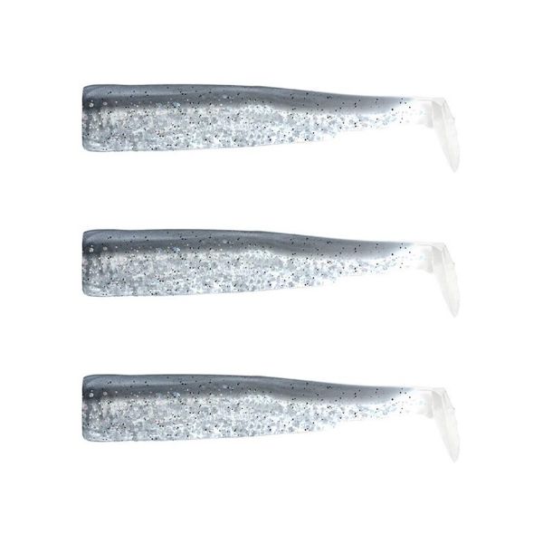 Fiiish Black Minnow 2.5 Bodies - x3 Silver Strike