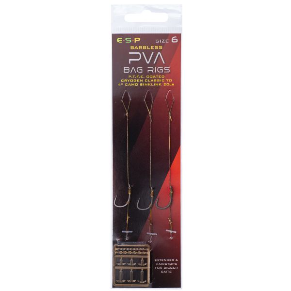 ESP PVA Bag Rig Barbless - Size 6