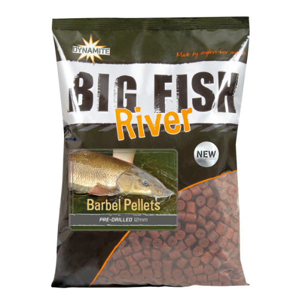 Dynamite Big River Barbel Pellet Pre Drilled - 1.8kg 12mm