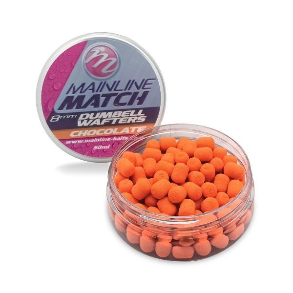 Mainline Match Dumbell Wafters Chocolate Orange - 8mm 