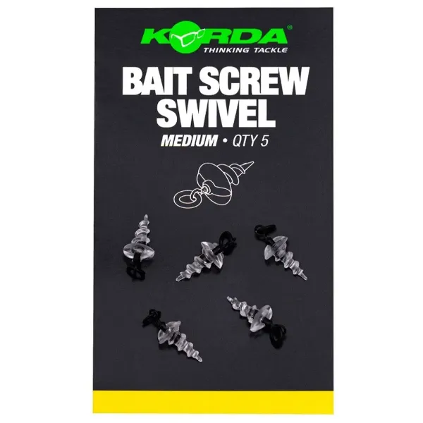 Korda Micro Ring Swivel Bait Screw - Medium