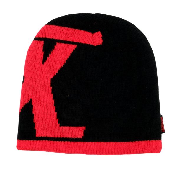 Tronixpro X Logo Beanie Hat - Black And Red