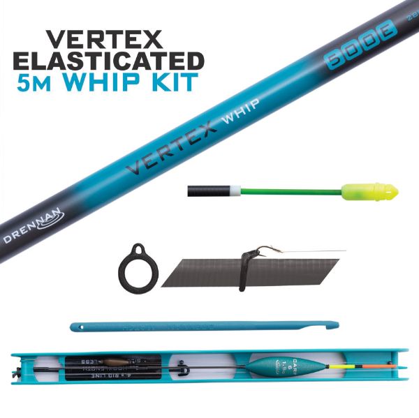 Drennan Vertex Elasticated Whip Kit - 5m