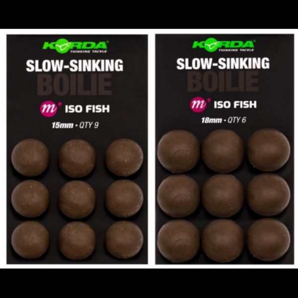 Korda Slow Sinking Boilie 15mm - Iso Fish