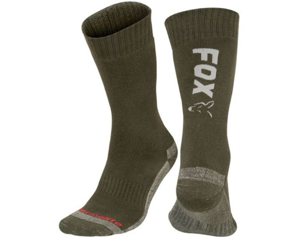 Fox Green Silver Thermo Sock - Sz10-13 EU