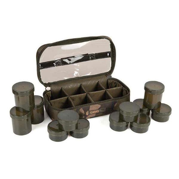 Fox Camolite 12 Pot Hookbait Case