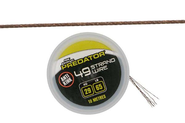 Fox Rage Predator 19-Strand Coated Wire 10m 46lb/21kg