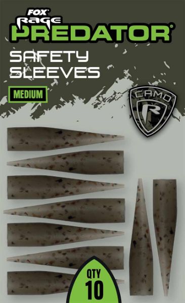  Fox Rage Predator Camo Safety Sleeves Medium x 10