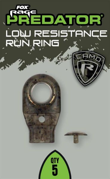  Fox Rage Predator Camo Low Resistance Run Ring x 5