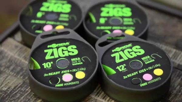 Korda Zig Ready Rigs 10ft - Size 10