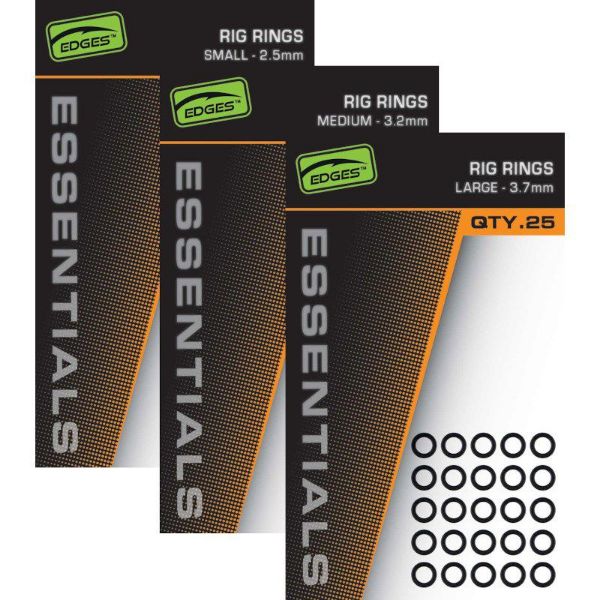 Fox Edges Essentials Rig Rings - Medium 3.2mm