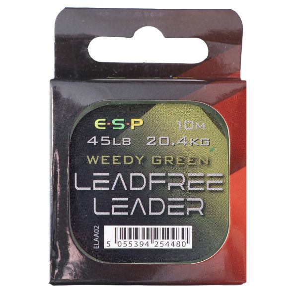ESP Lead Free Leader 10m - 45lb Green